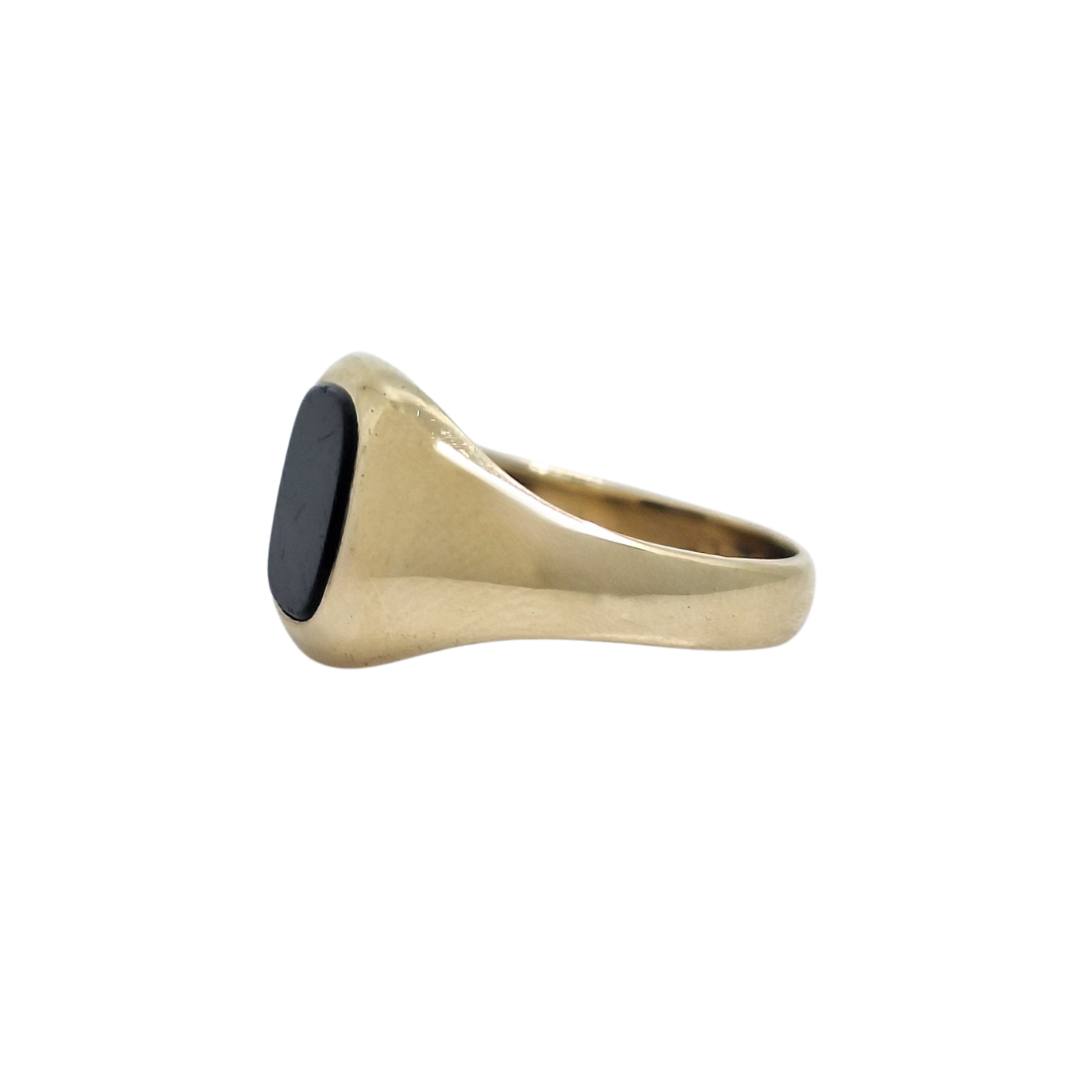 9ct Yellow Gold Square Signet Ring