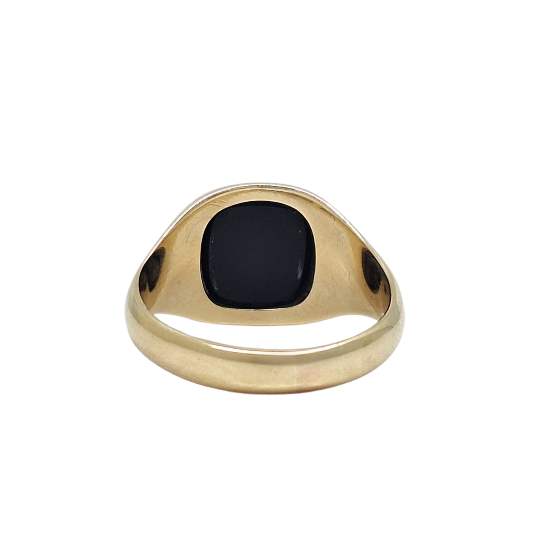 9ct Yellow Gold Square Signet Ring