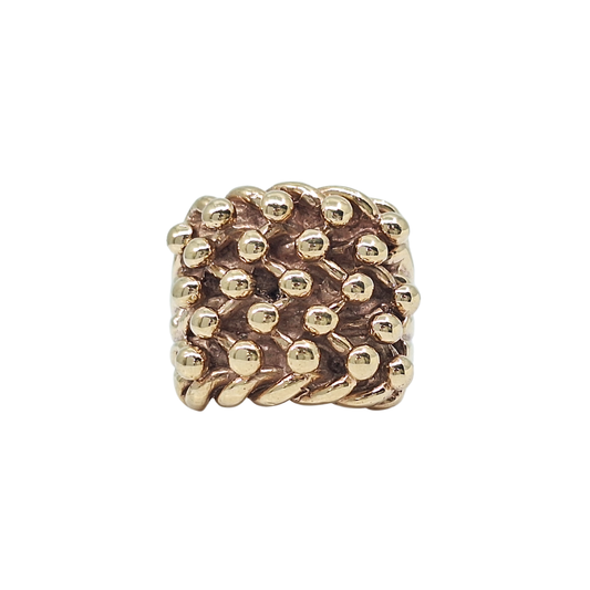 9ct Yellow Gold Keeper Ring