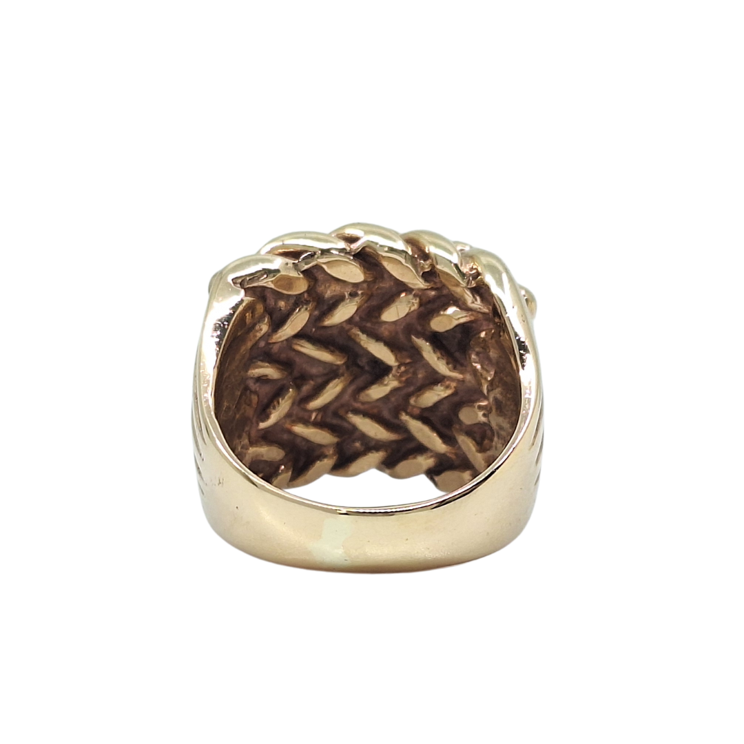 9ct Yellow Gold Keeper Ring