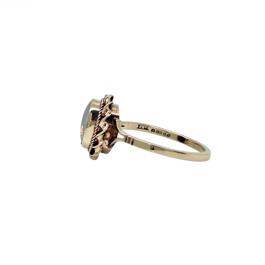 9ct Yellow Gold Opal Ring