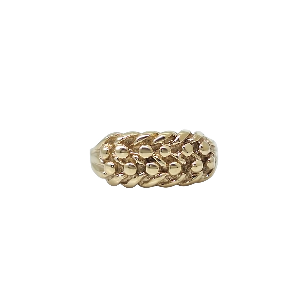 9ct Yellow Gold Keeper Ring