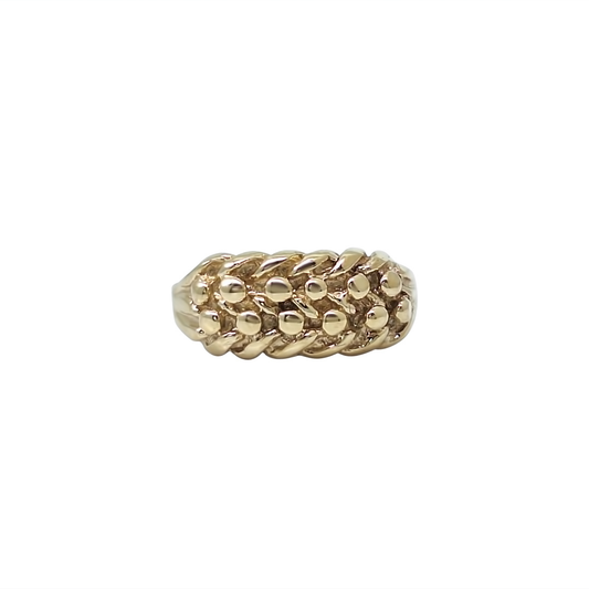 9ct Yellow Gold Keeper Ring