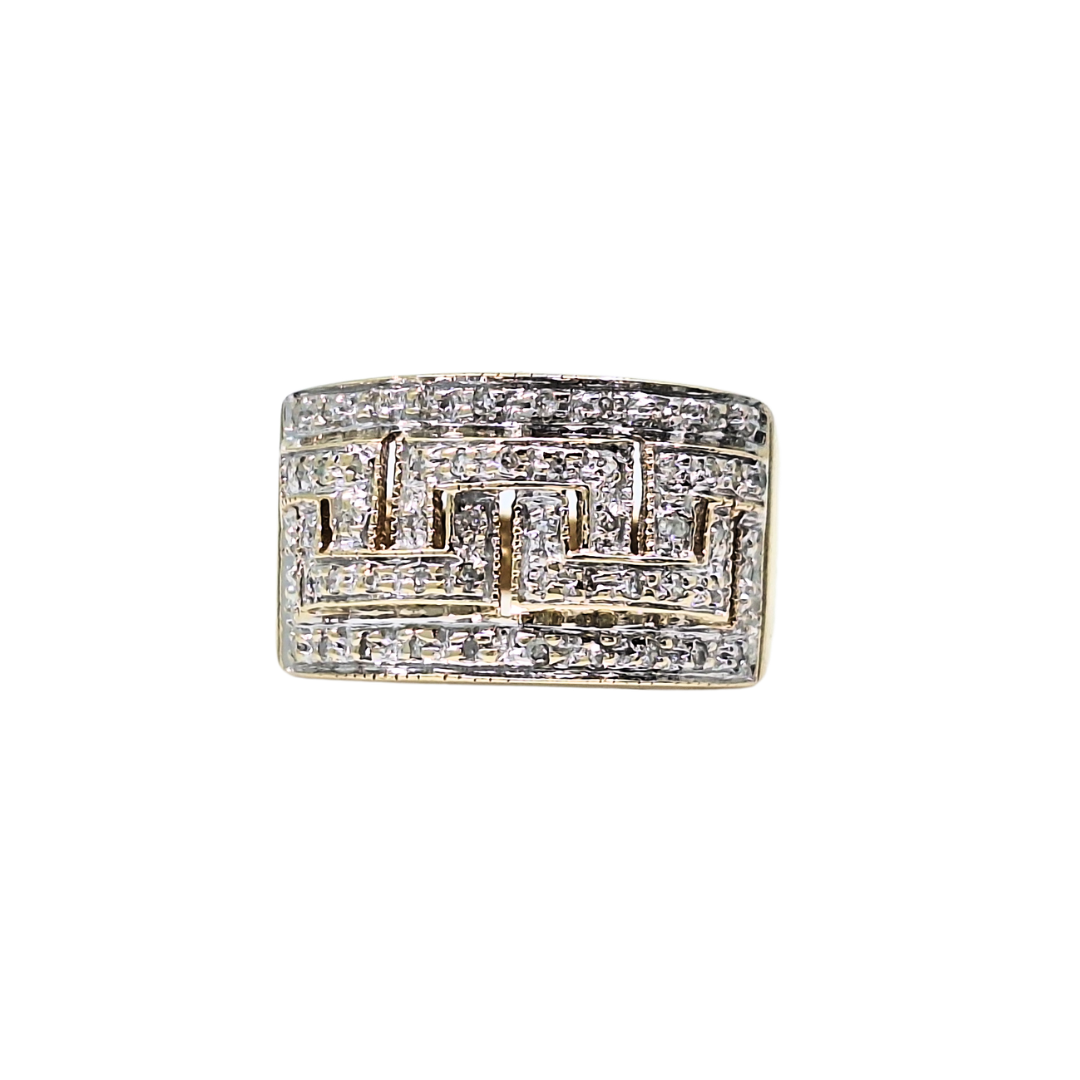 9ct Yellow Gold Diamond Ring 0.25ct