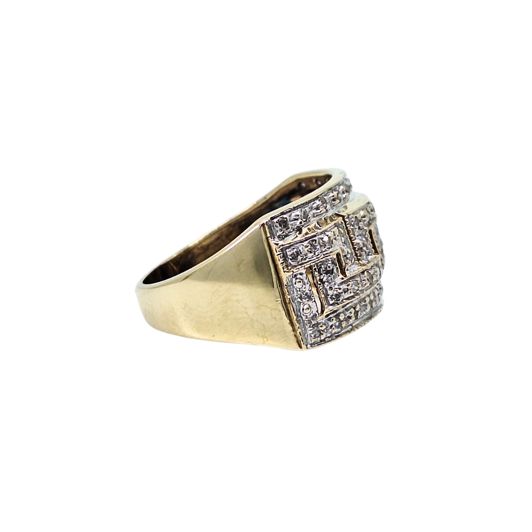 9ct Yellow Gold Diamond Ring 0.25ct