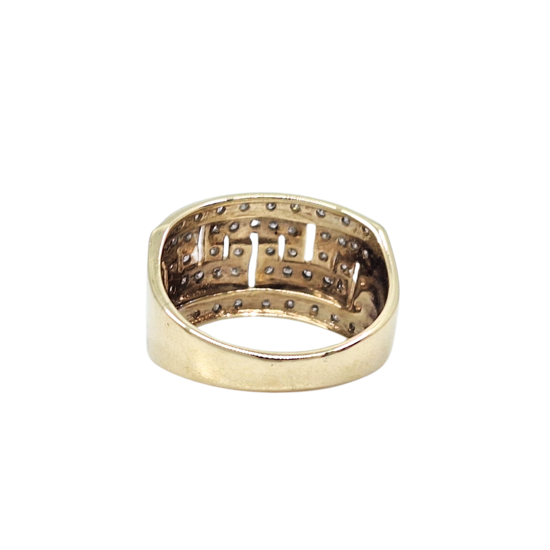 9ct Yellow Gold Diamond Ring 0.25ct