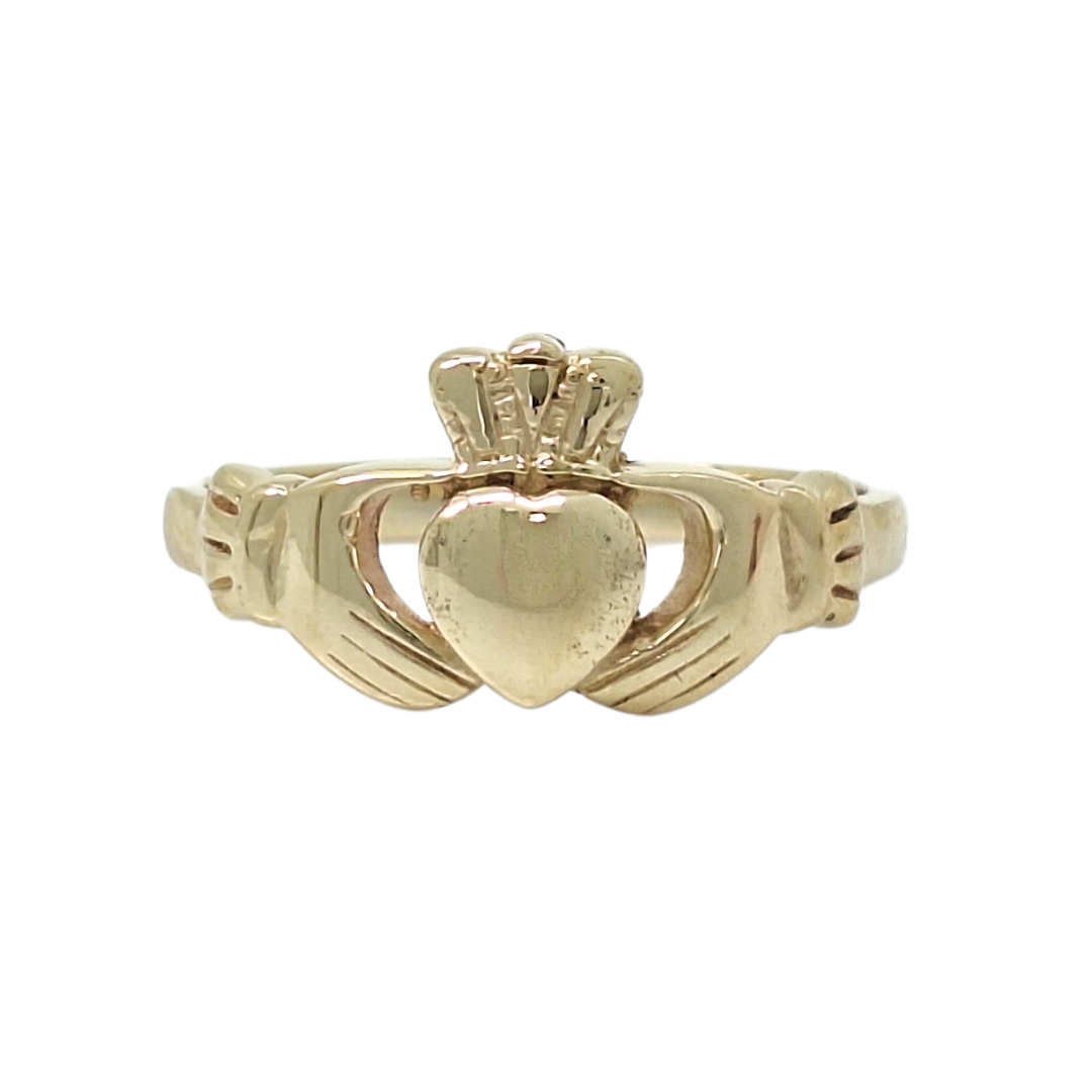 9ct Yellow Gold Claddagh Ring
