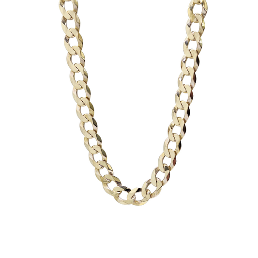 9ct Yellow Gold Curb Chain 22"