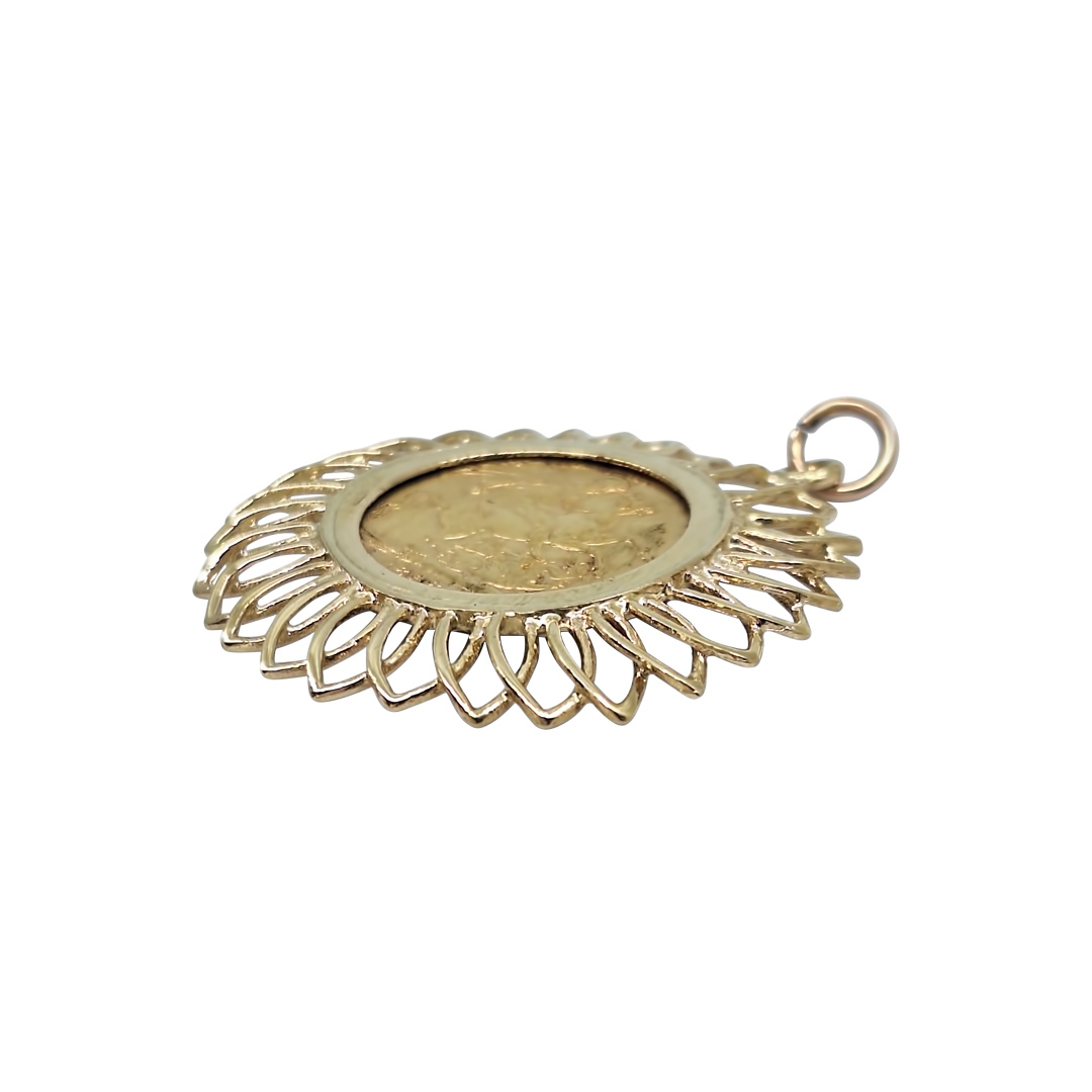 Full Sovereign Pendant 1893
