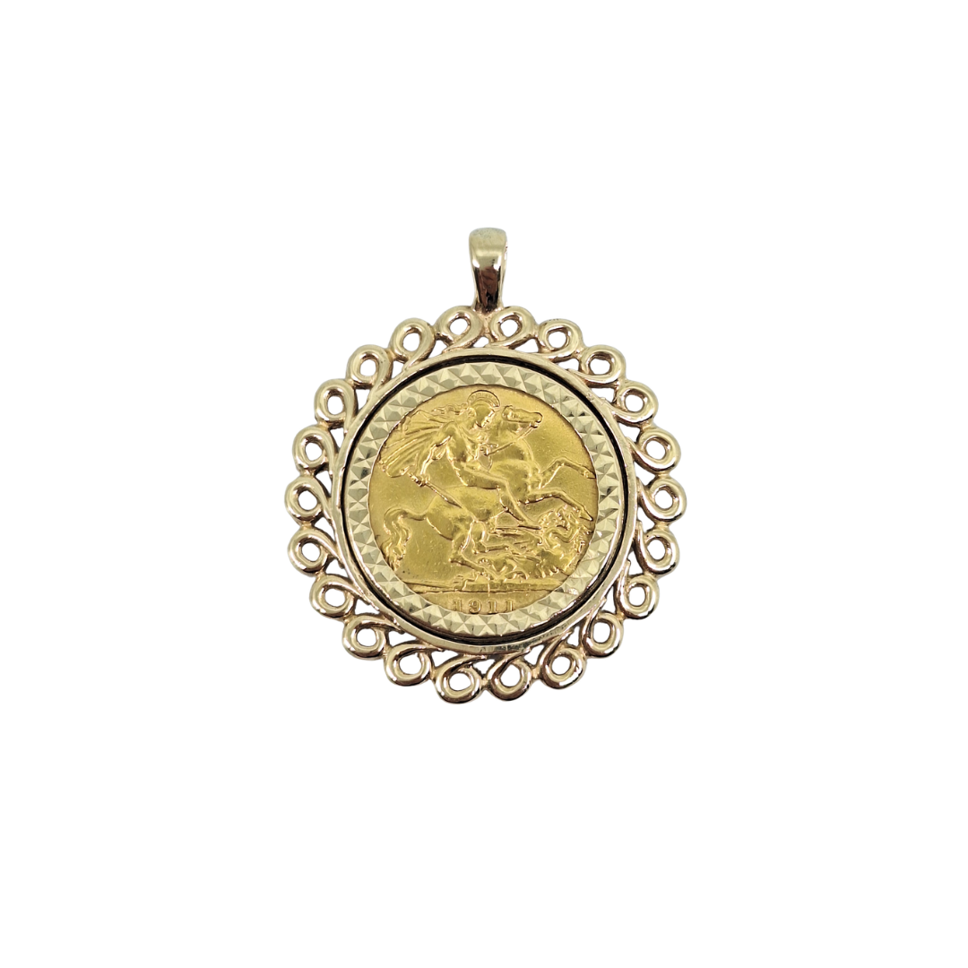 Half Sovereign Pendant 1911