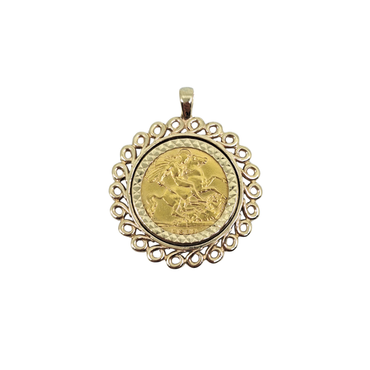 Half Sovereign Pendant 1911