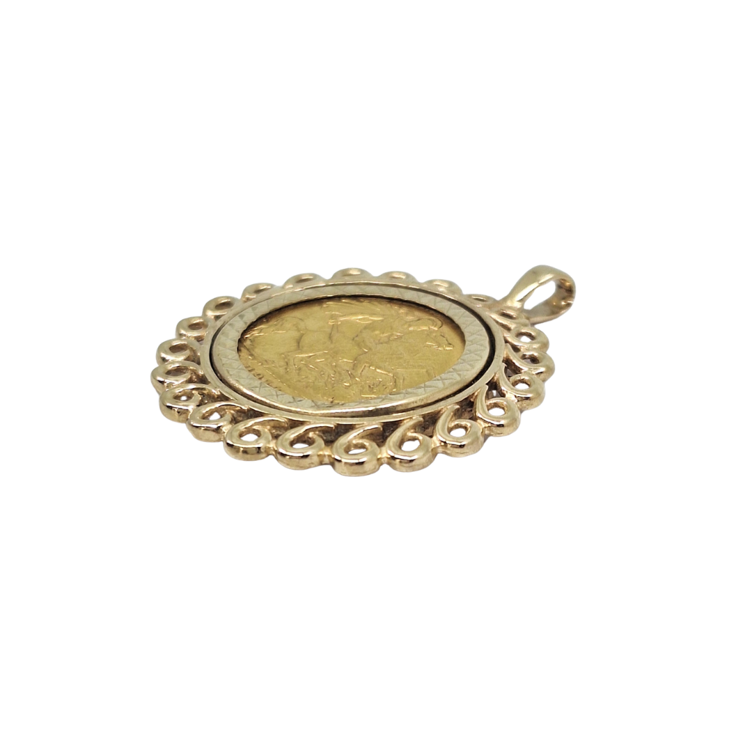 Half Sovereign Pendant 1911