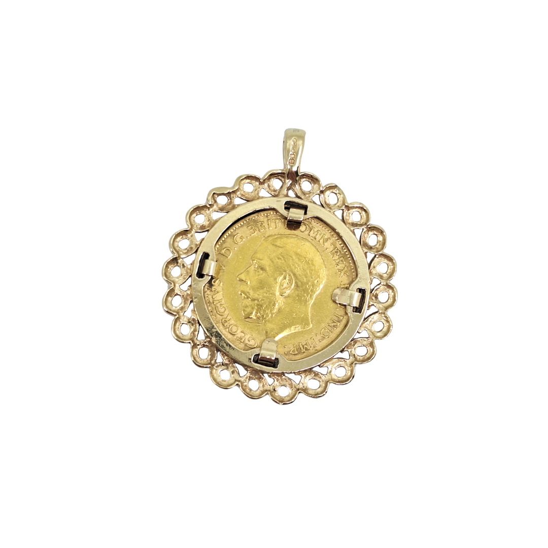 Half Sovereign Pendant 1911