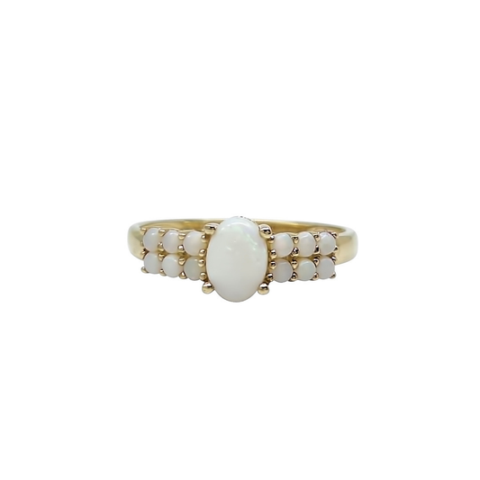 9ct Yellow Gold Opal Ring