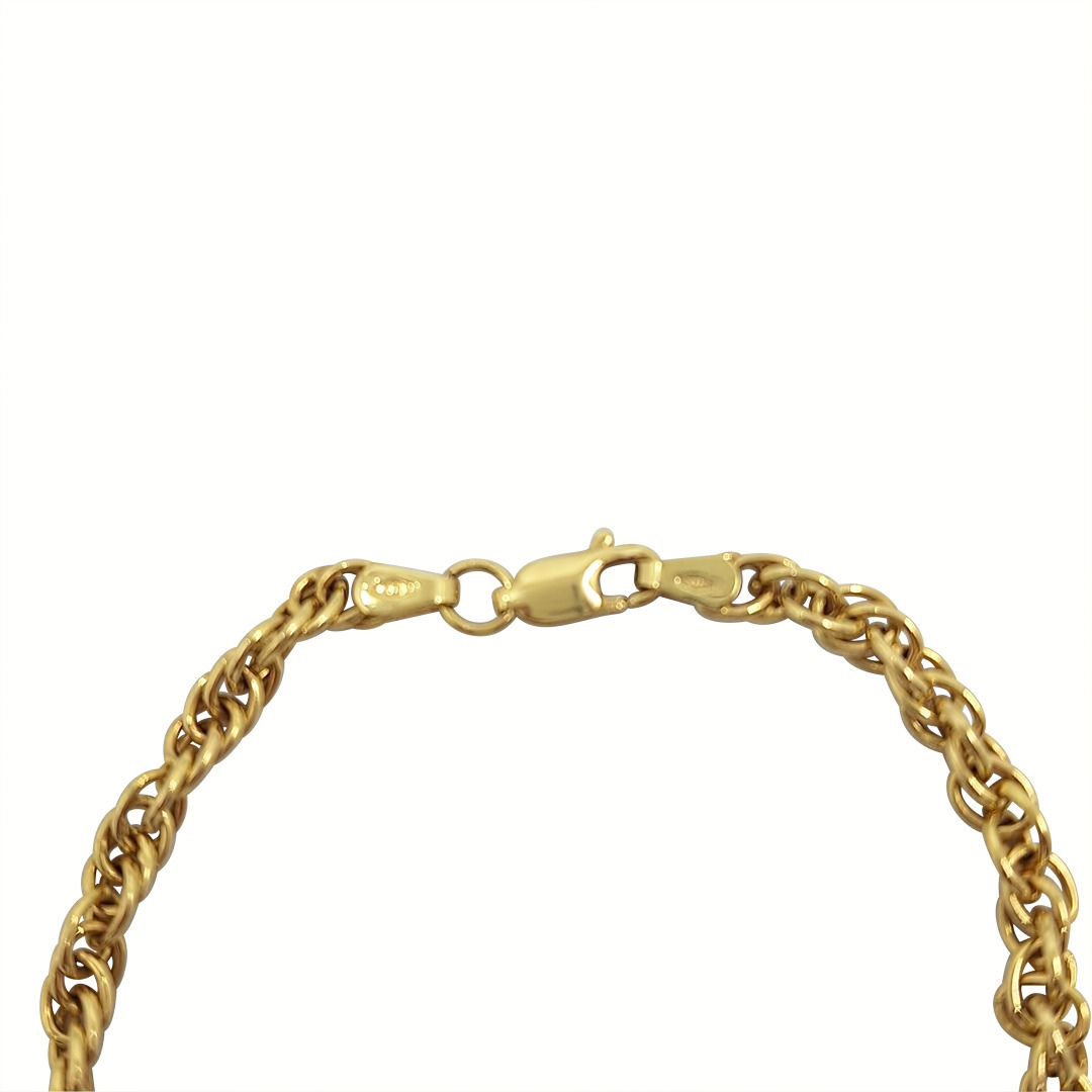 9ct Yellow Gold Fancy Bracelet 7"