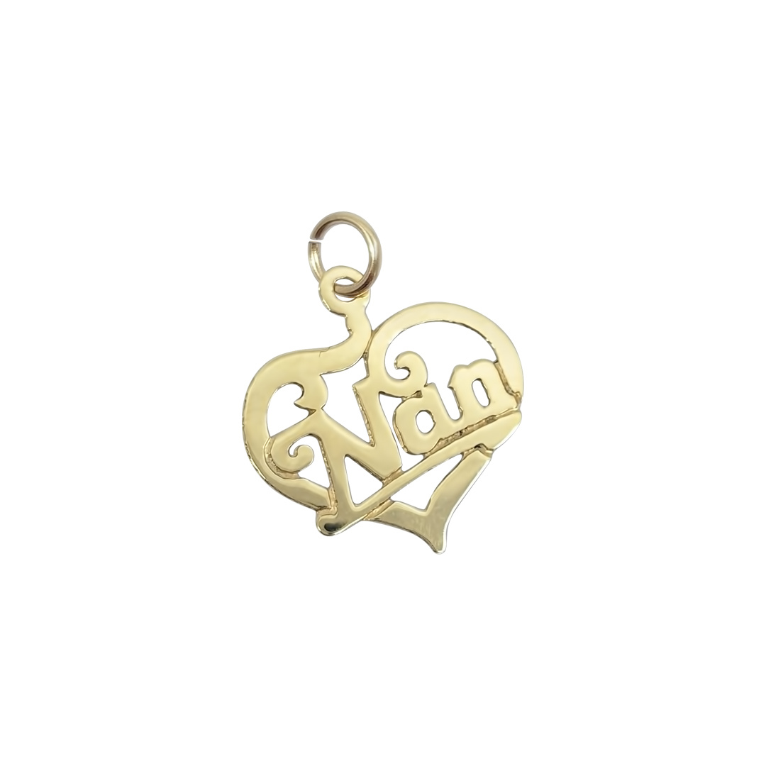 9ct Yellow Gold Nan Pendant