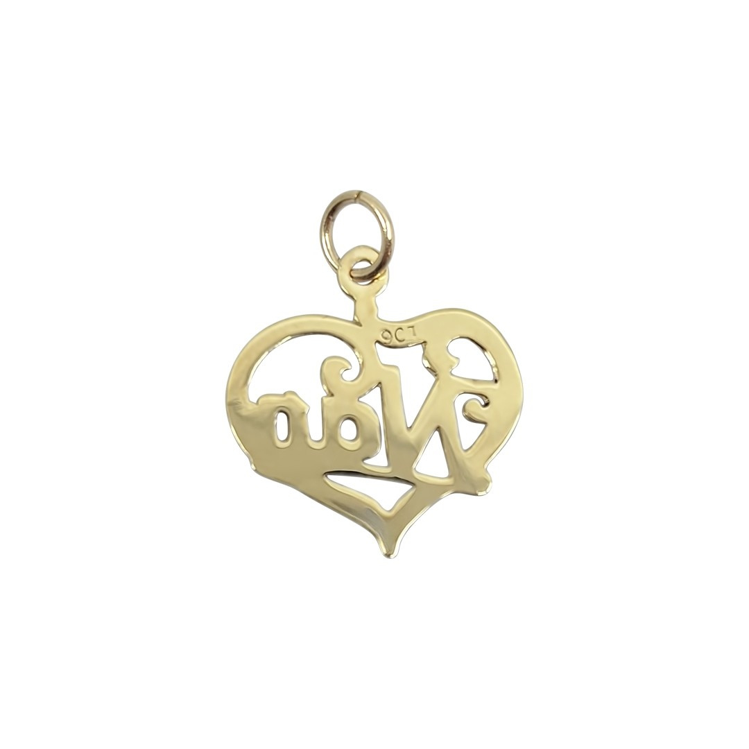 9ct Yellow Gold Nan Pendant
