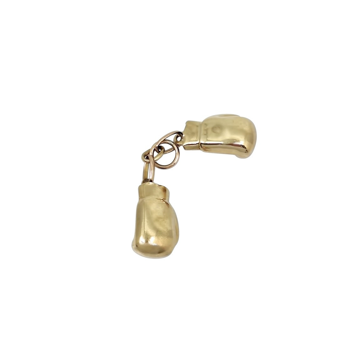 9ct Yellow Gold Boing gloves Pendant