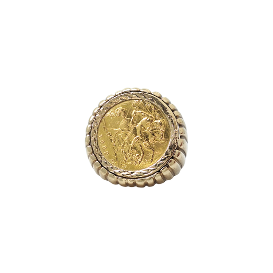 Half Sovereign Ring 1982