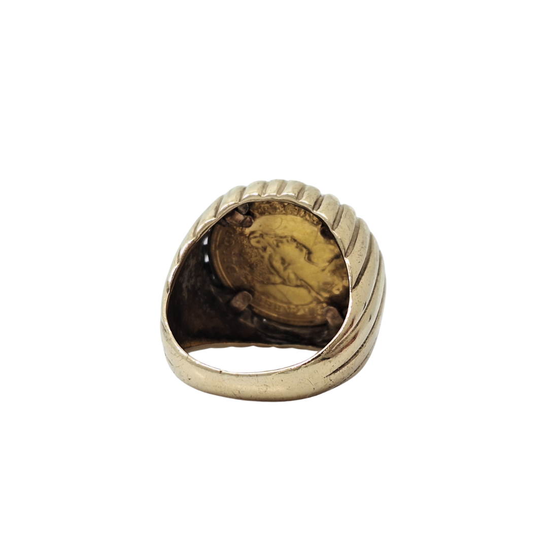 Half Sovereign Ring 1982