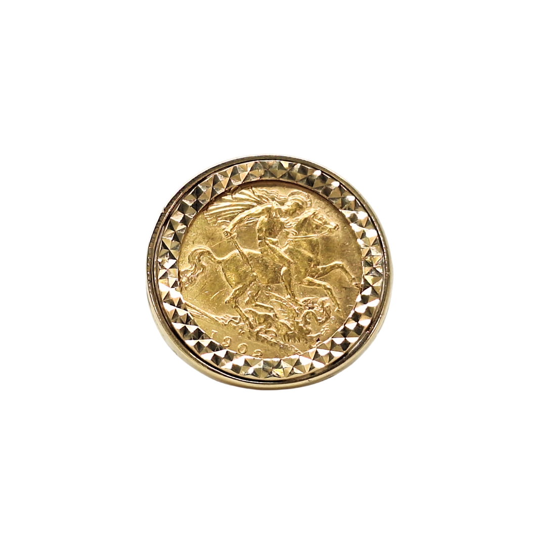Half Sovereign Ring 1908