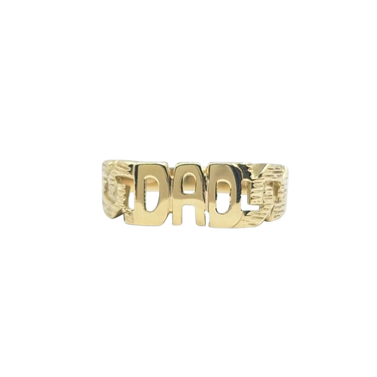 9ct Yellow Gold Dad Ring