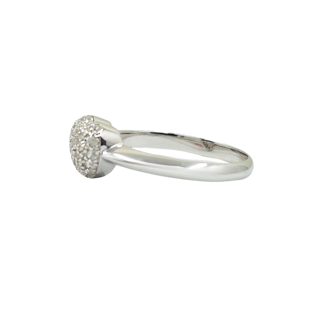 Silver Cubic Zirconia Heart Ring