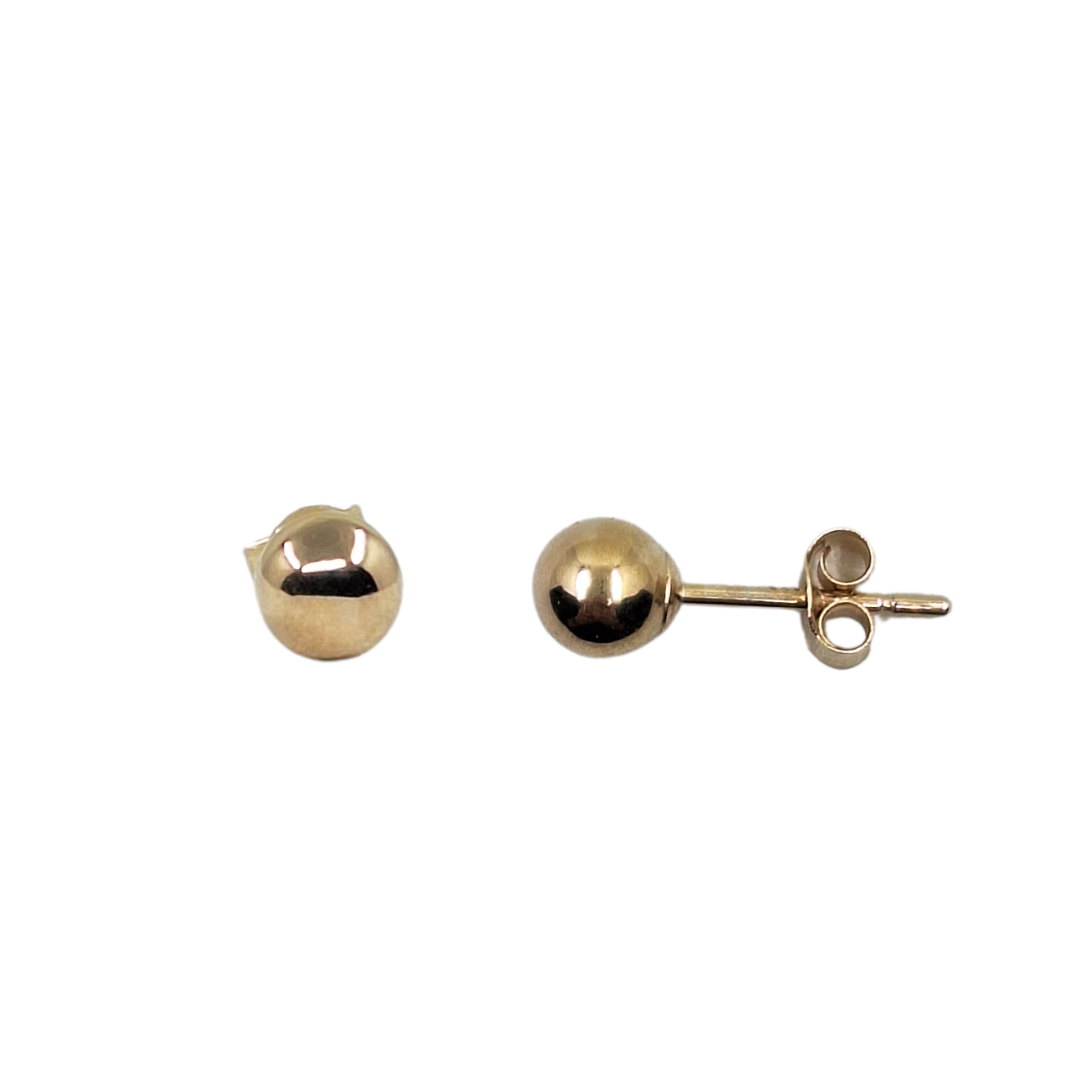 9ct Yellow Gold 7mm Ball Stud Earrings