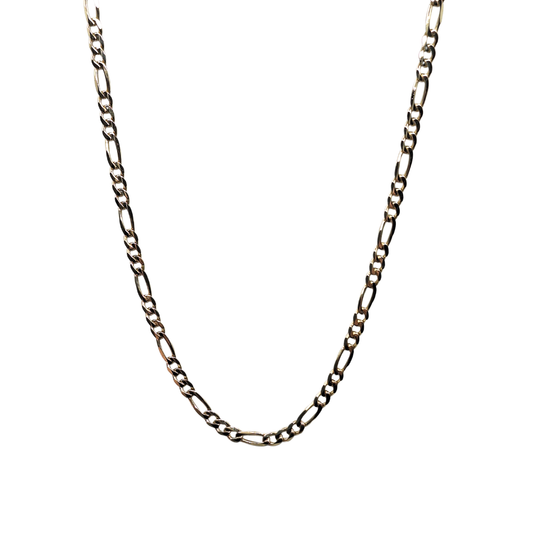 9ct Yellow Gold Figaro Chain 25"