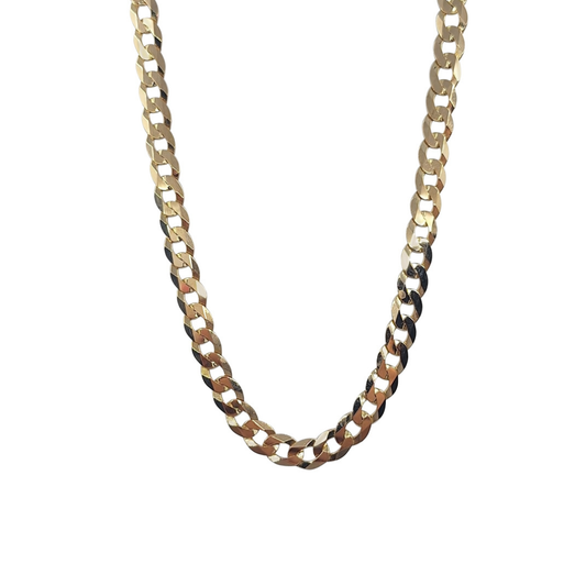 9ct Yellow Gold Curb Chain 20"