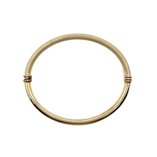 9ct Yellow Gold Hinged Bangle