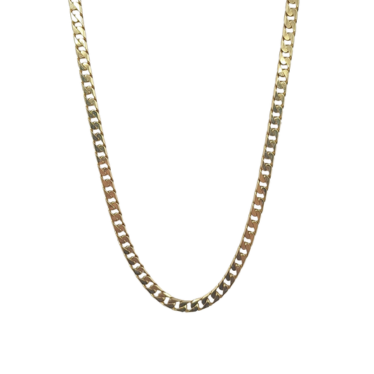 9ct Yellow Gold Curb Chain 24"