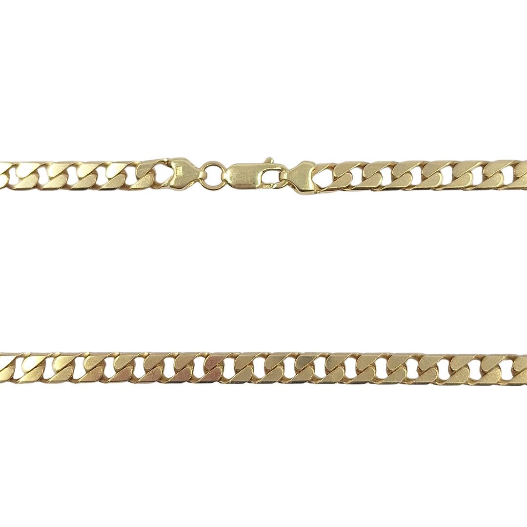 9ct Yellow Gold Curb Chain 24"