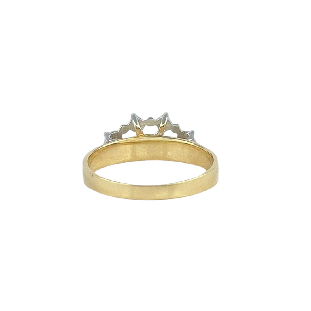 9ct Yellow Gold Diamond Ring Set