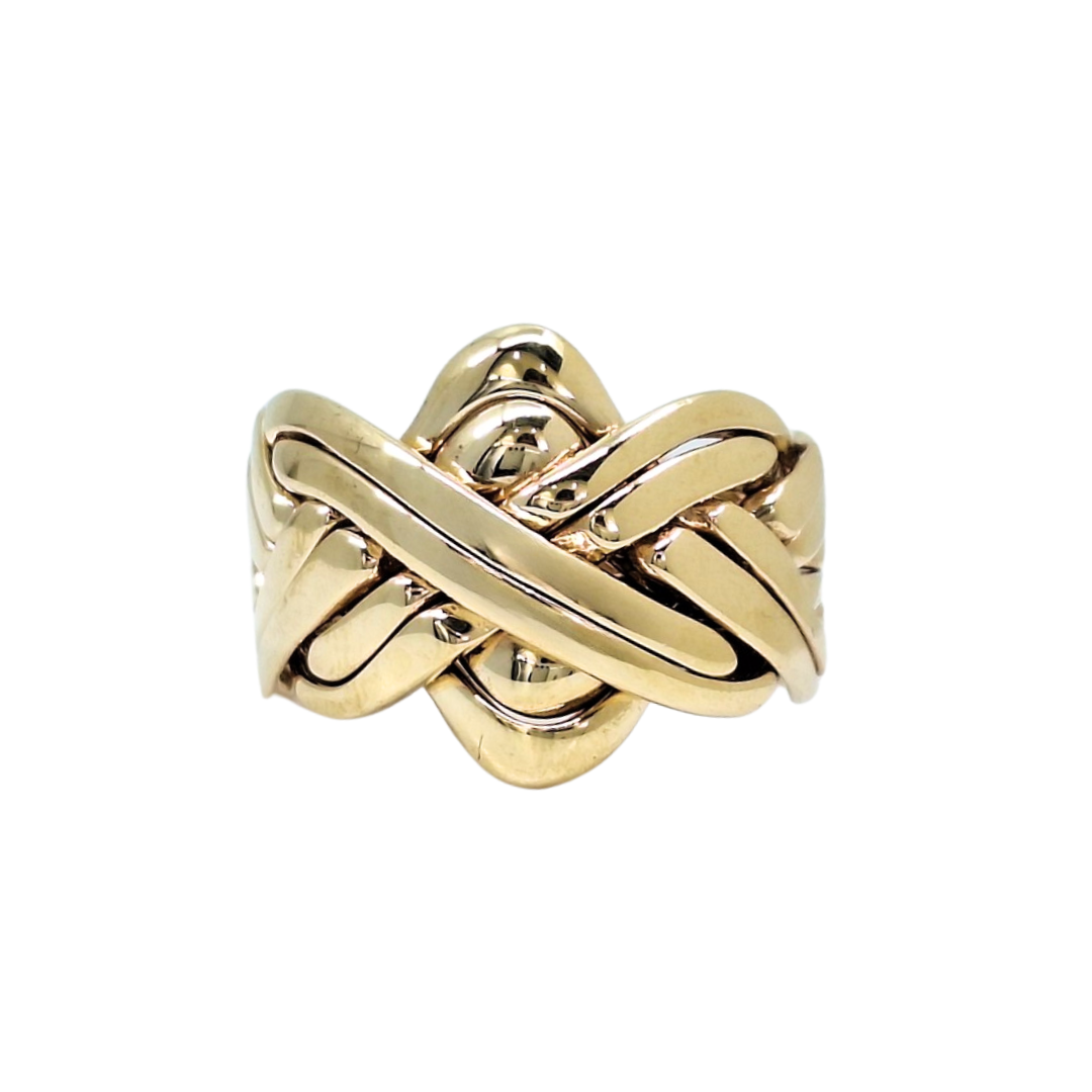 9ct Yellow Gold Puzzle Ring
