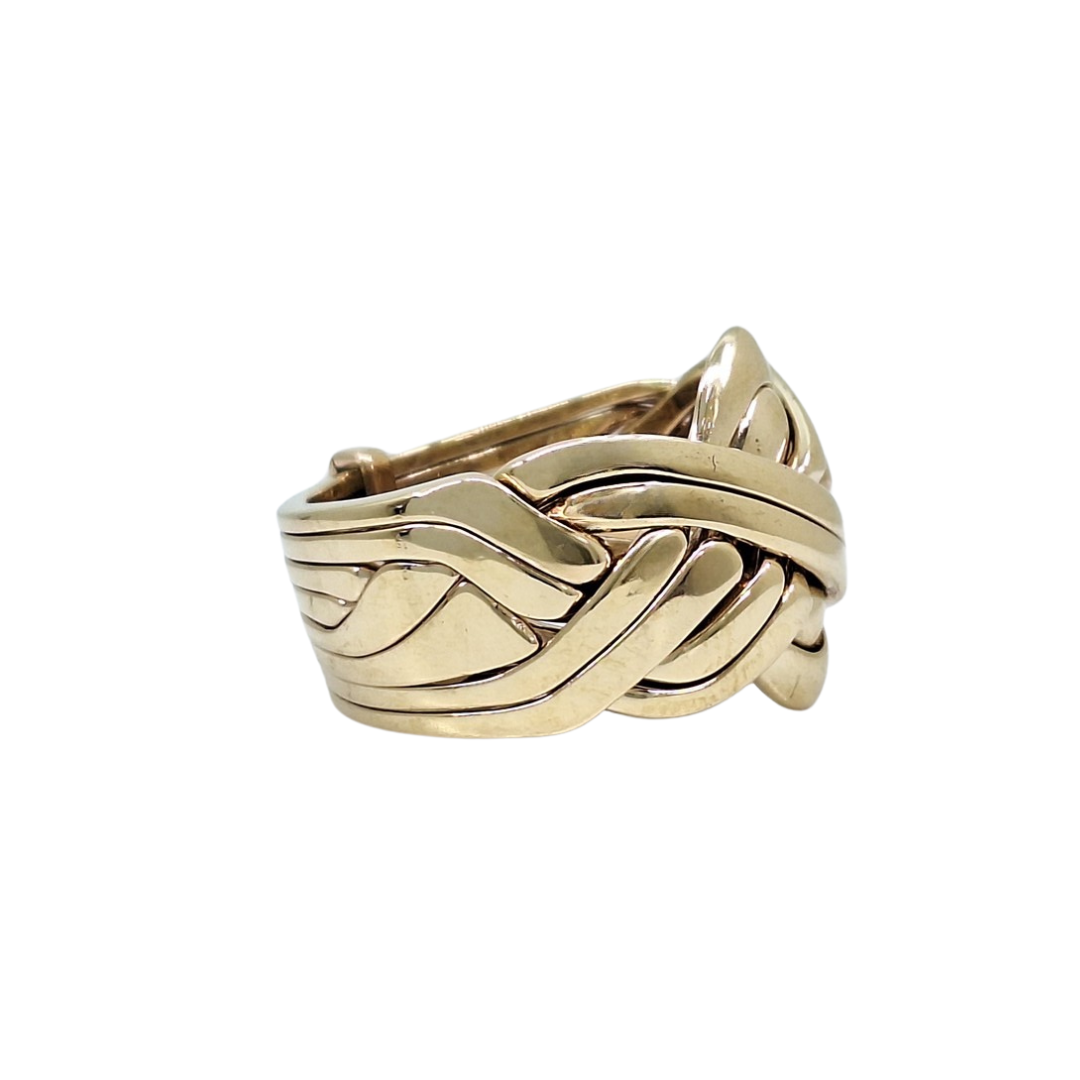 9ct Yellow Gold Puzzle Ring