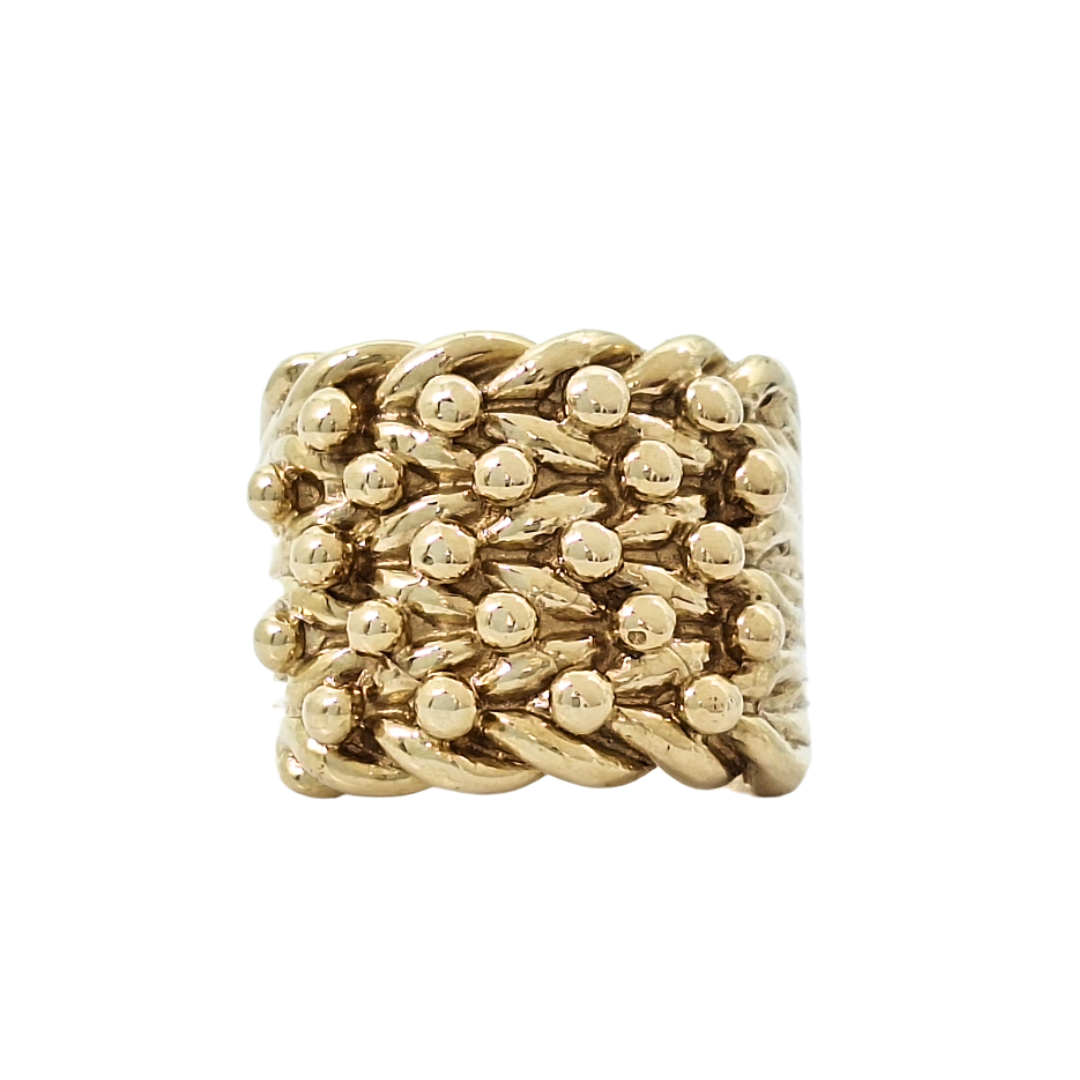 9ct Yellow Gold Keeper Ring