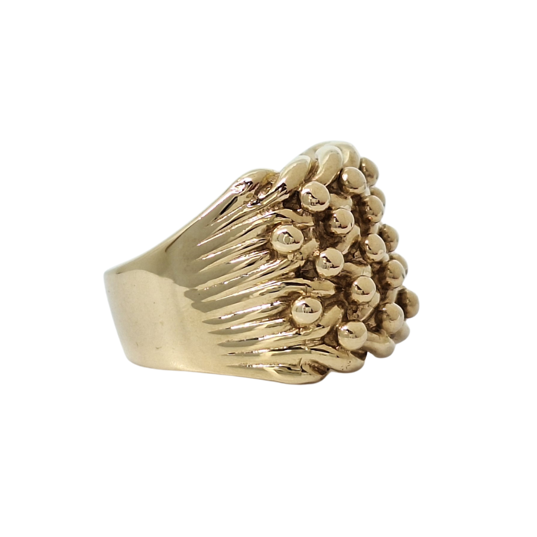 9ct Yellow Gold Keeper Ring