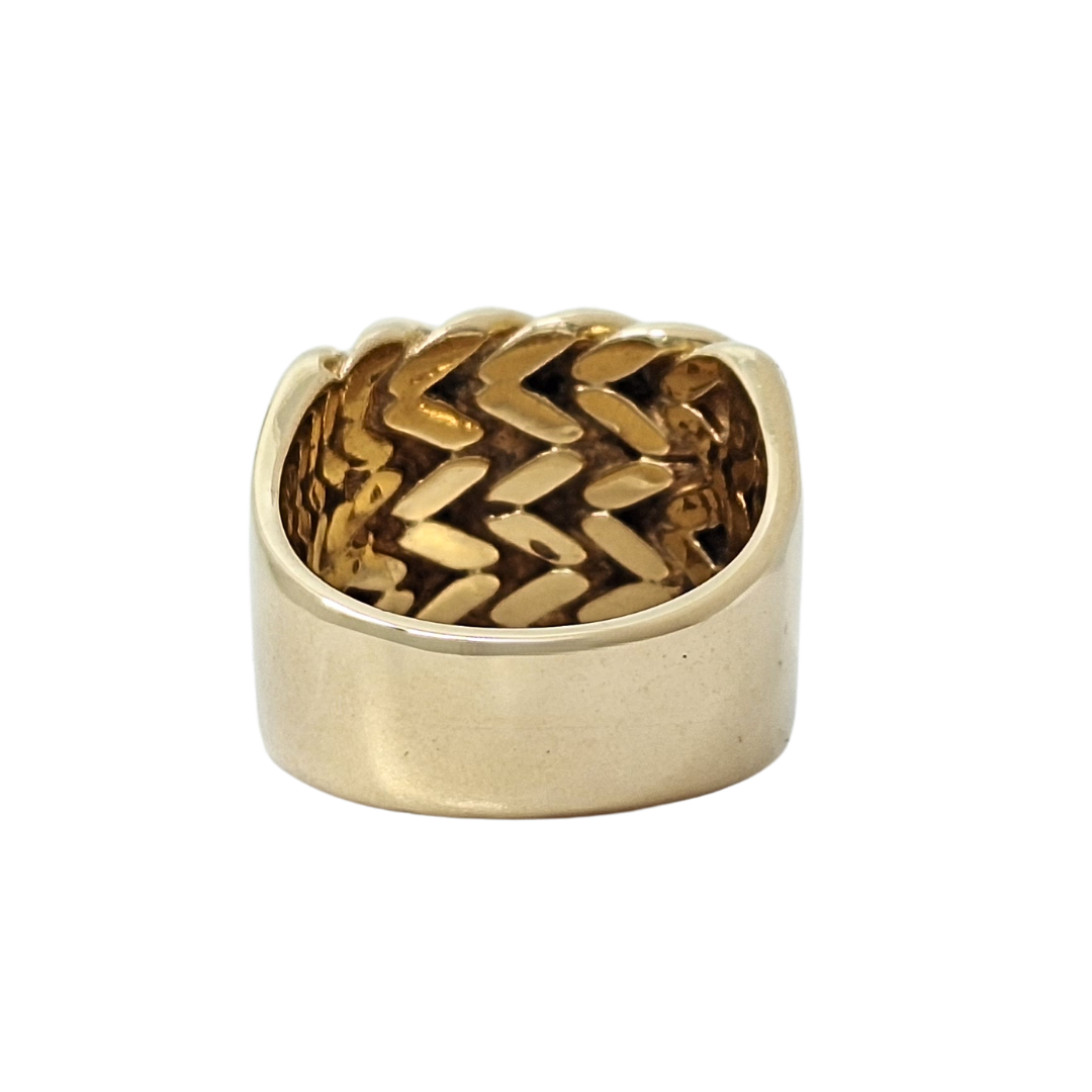 9ct Yellow Gold Keeper Ring