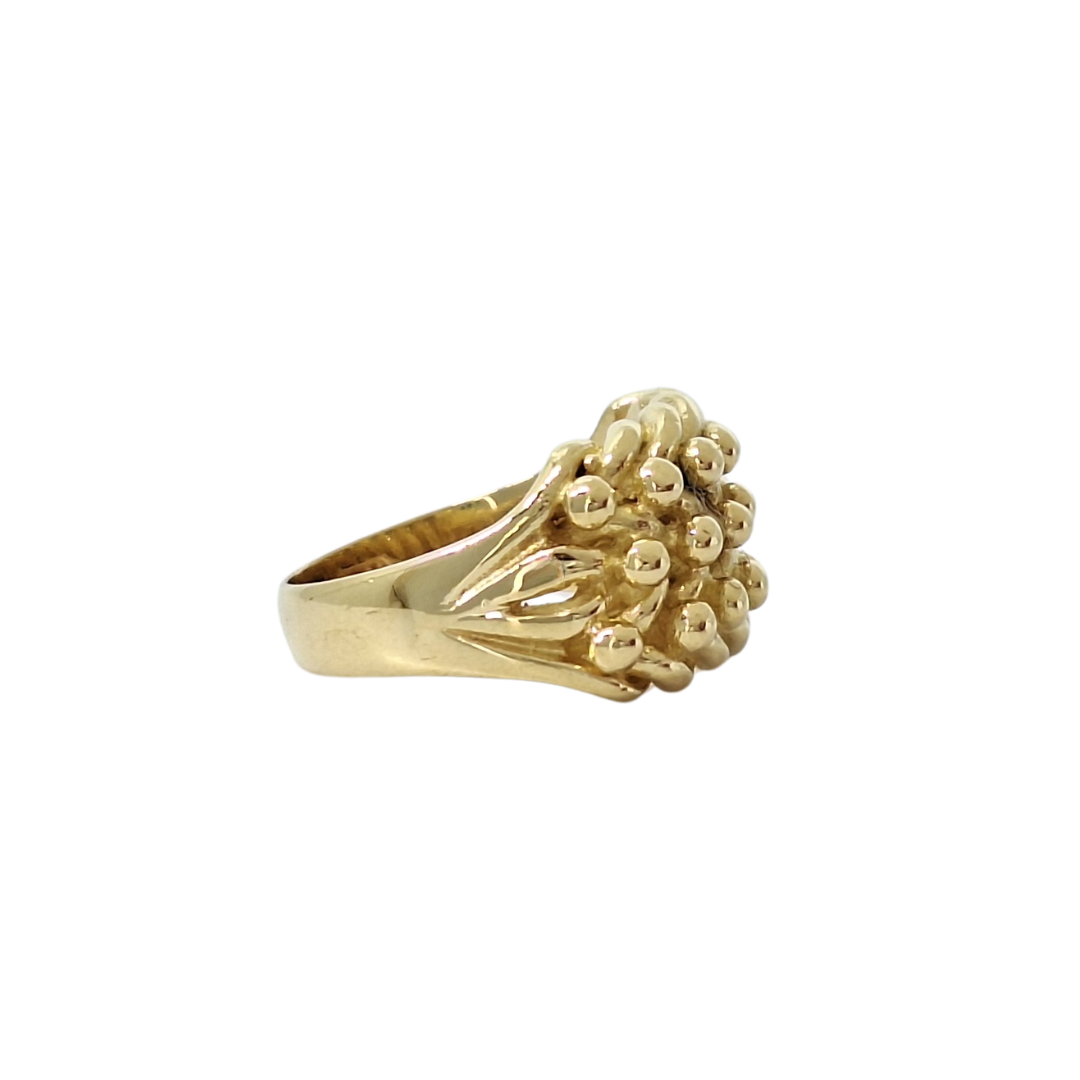 18ct Yellow Gold Keeper Ring
