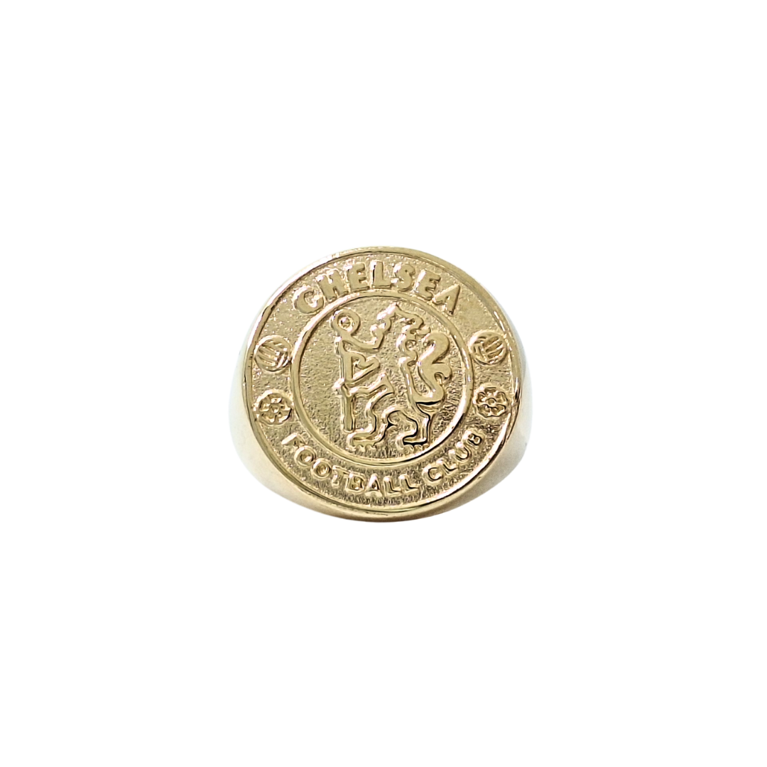9ct Yellow Gold Chelsea Football Club Ring