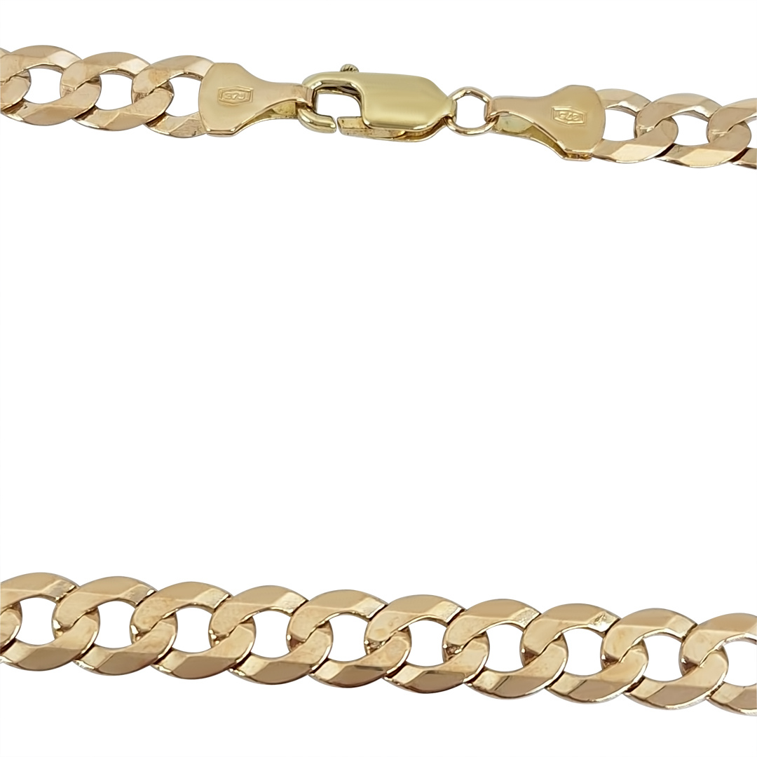 9ct Yellow Gold Curb Chain 30"