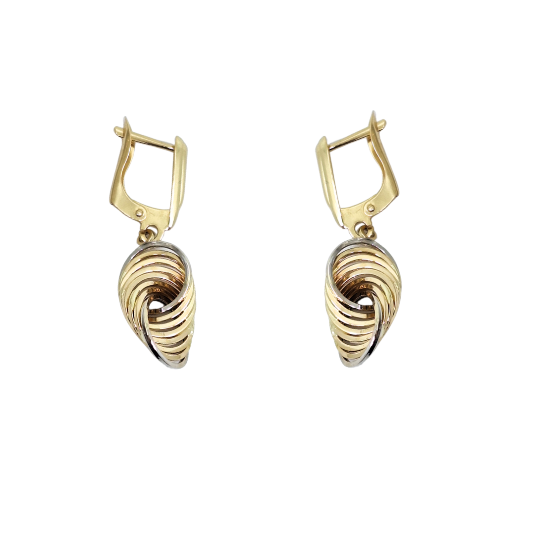14ct Yellow Gold Drop Earrings