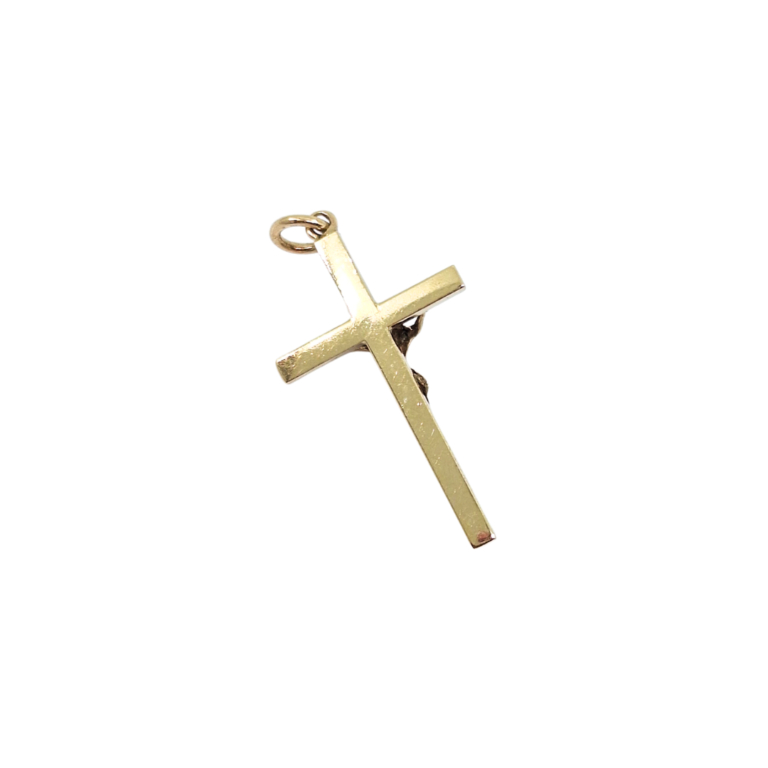 9ct Yellow Gold Crucifix