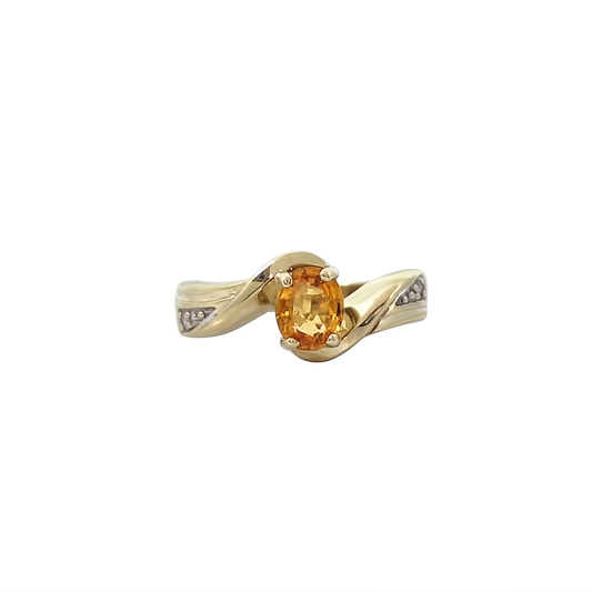 9ct Yellow Gold Citrine Ring