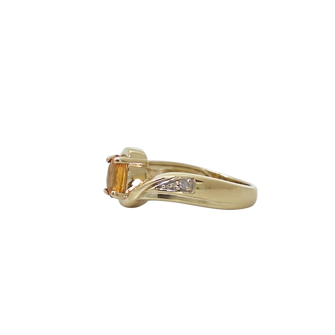 9ct Yellow Gold Citrine Ring