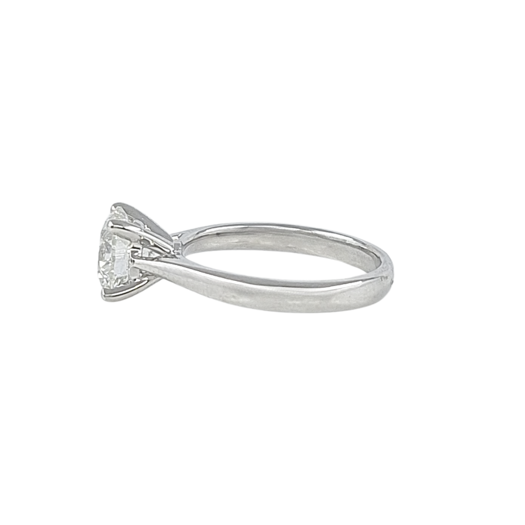 9ct White Gold Ethical Diamond Solitaire Ring 1.45ct