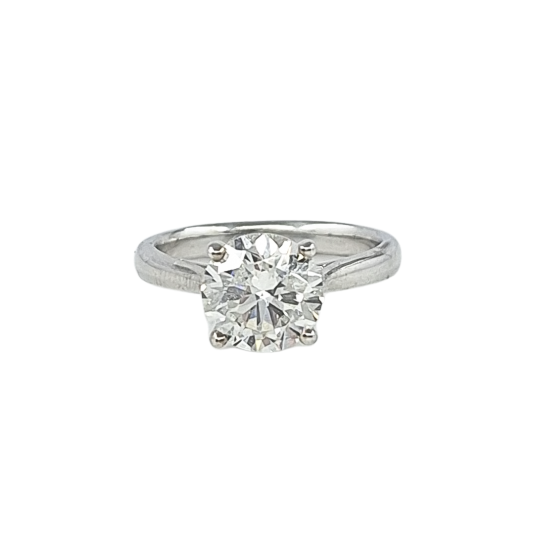 9ct White Gold Ethical Diamond Solitaire Ring 2.00ct