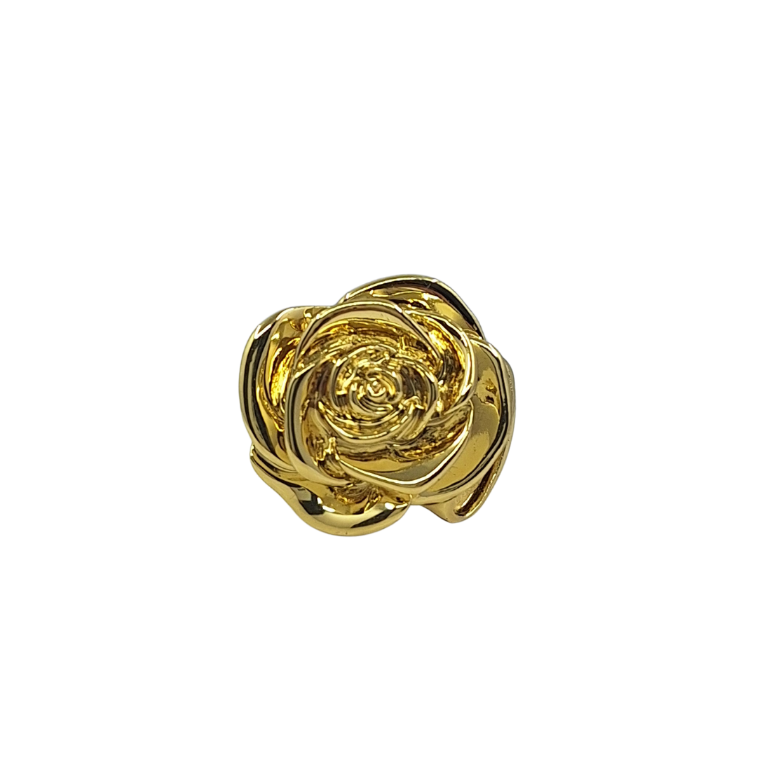 18ct Yellow Gold Hollow Four Piece Flower Set