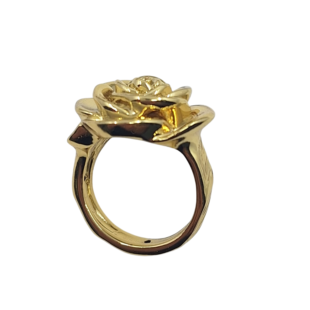 18ct Yellow Gold Hollow Four Piece Flower Set